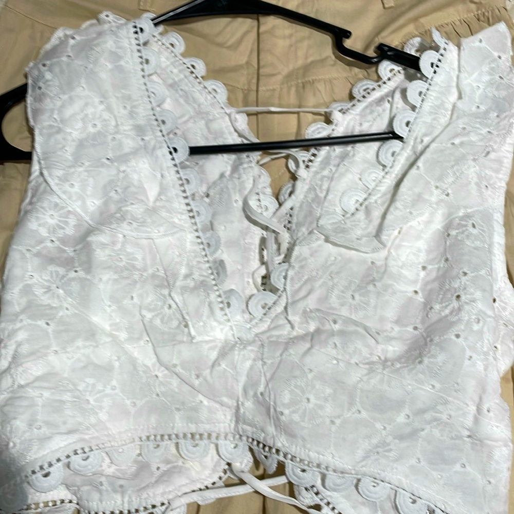 2 PIECE FLARE PANT AND CROP TOP SET